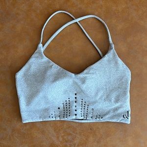 Crop shop boutique sports bra